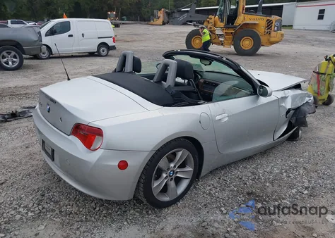 2007 BMW Z4 3.0I z USA, uszkodzony, nr VIN 4USBU33557LW72905